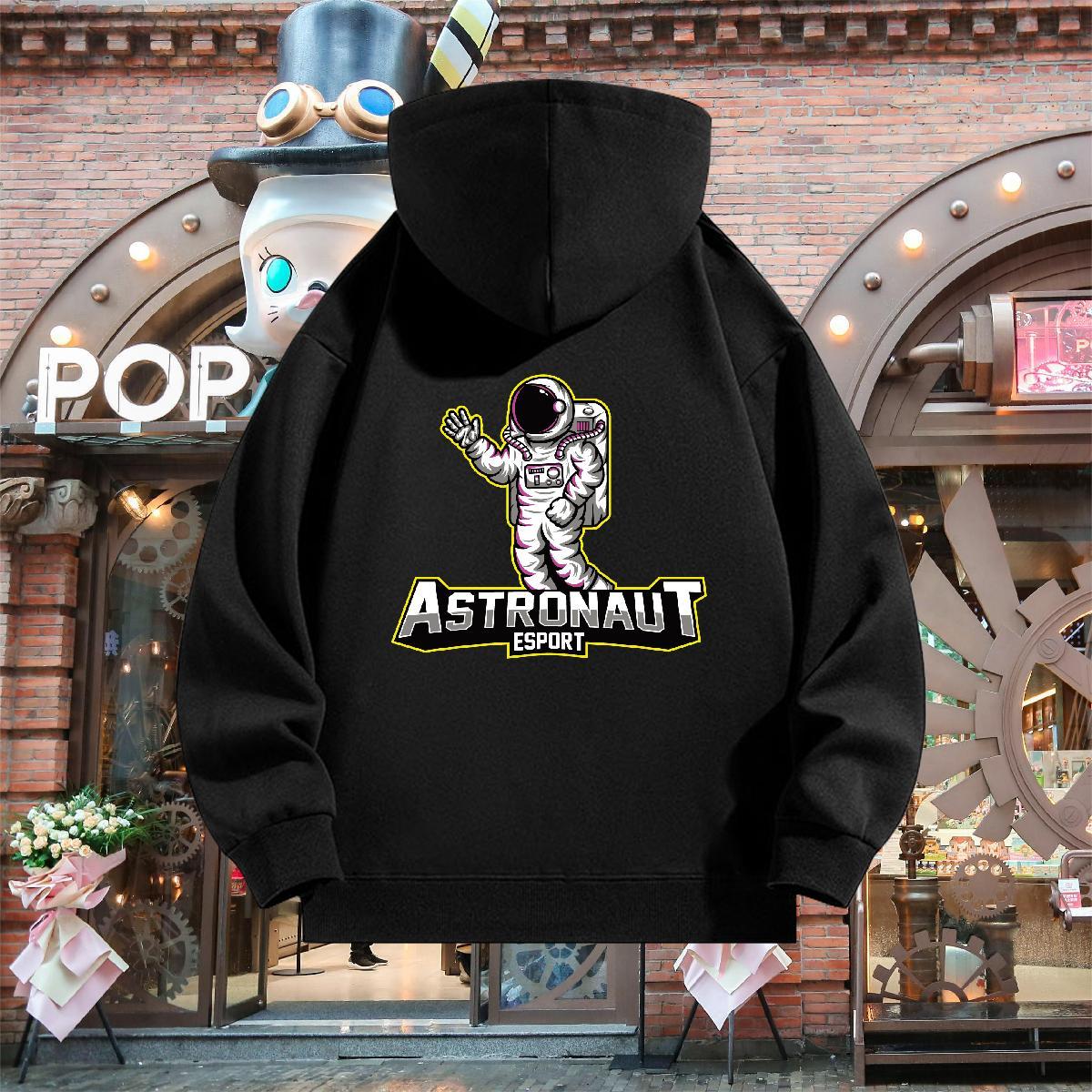 DIY Customized Man Hoodie Hooded Collar Long Sleeves High Quality Men Clothes Hoodie Black Khaki Blue Tops Hoody Daily Outfit Thick Fleece