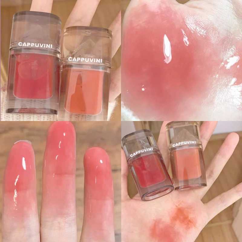 Iceberg Lip Glaze moisturizing water mirror moisturizing toot lipstick is not easy to stick cup colorless lipstick W241101