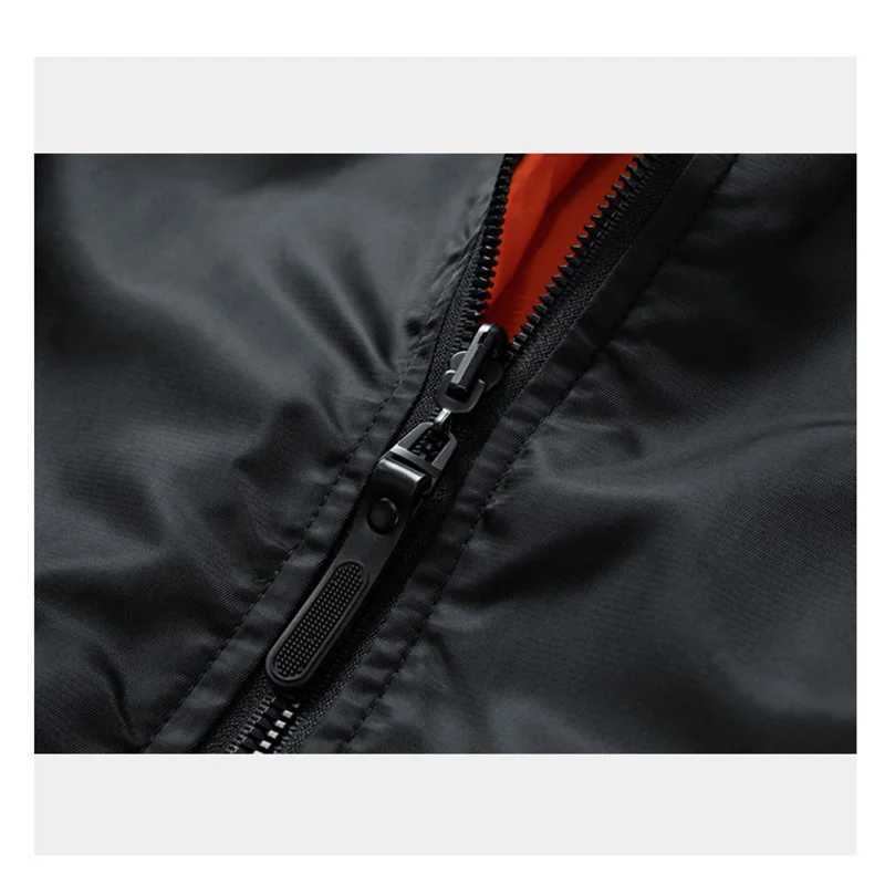 2024 Double sided Wear resistant Bomber Jacket Flight Pilot Jacket Military Air Tactical Mens Zipper Wear resistant Bomber Jacket W241102