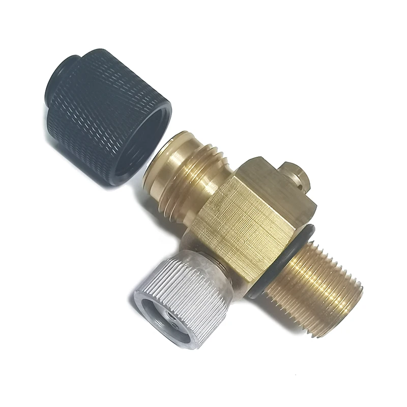 2025 Cylinder Compressed new Air Tank CO2 Bottle Cylinder 1/4 Turn On/Off Vae Din Copper 5/8"-18UNF or M18*1.5