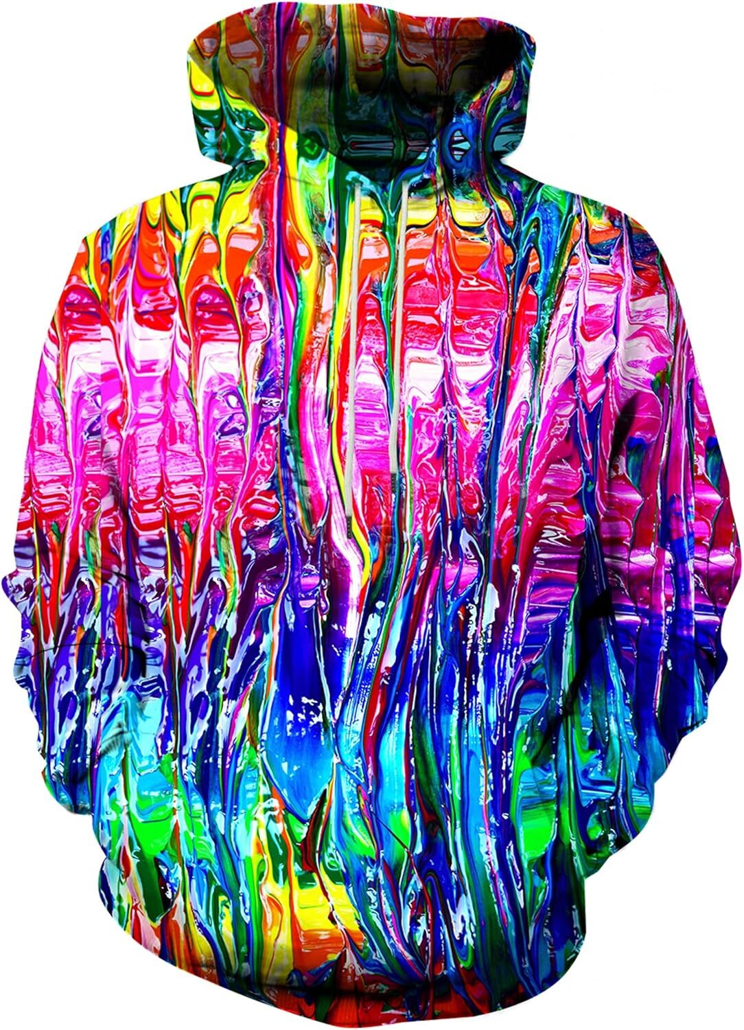 Hoodie for Mens Womens Unisex 3D Novelty Hoodies for Men Women Cool Graphic Pullover Sweatshirts with Pockets Dense lines Hoodies sweatshirt Pullover 