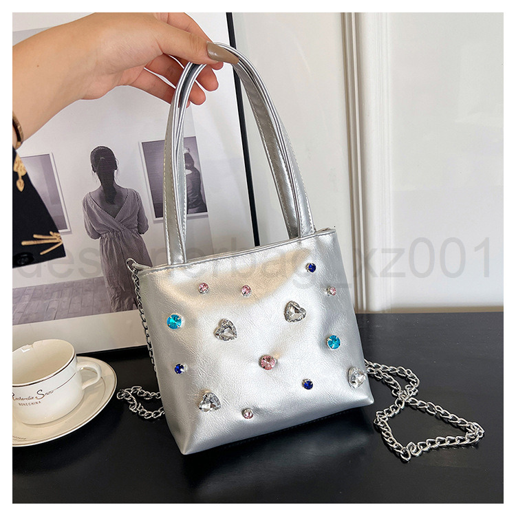 Bag Designer Fashion Classic 10a Top Woman Handbagevening Bags Small Niche Diamond Studded Tote for Women in Spring and Summer Fashionable Simple Sing