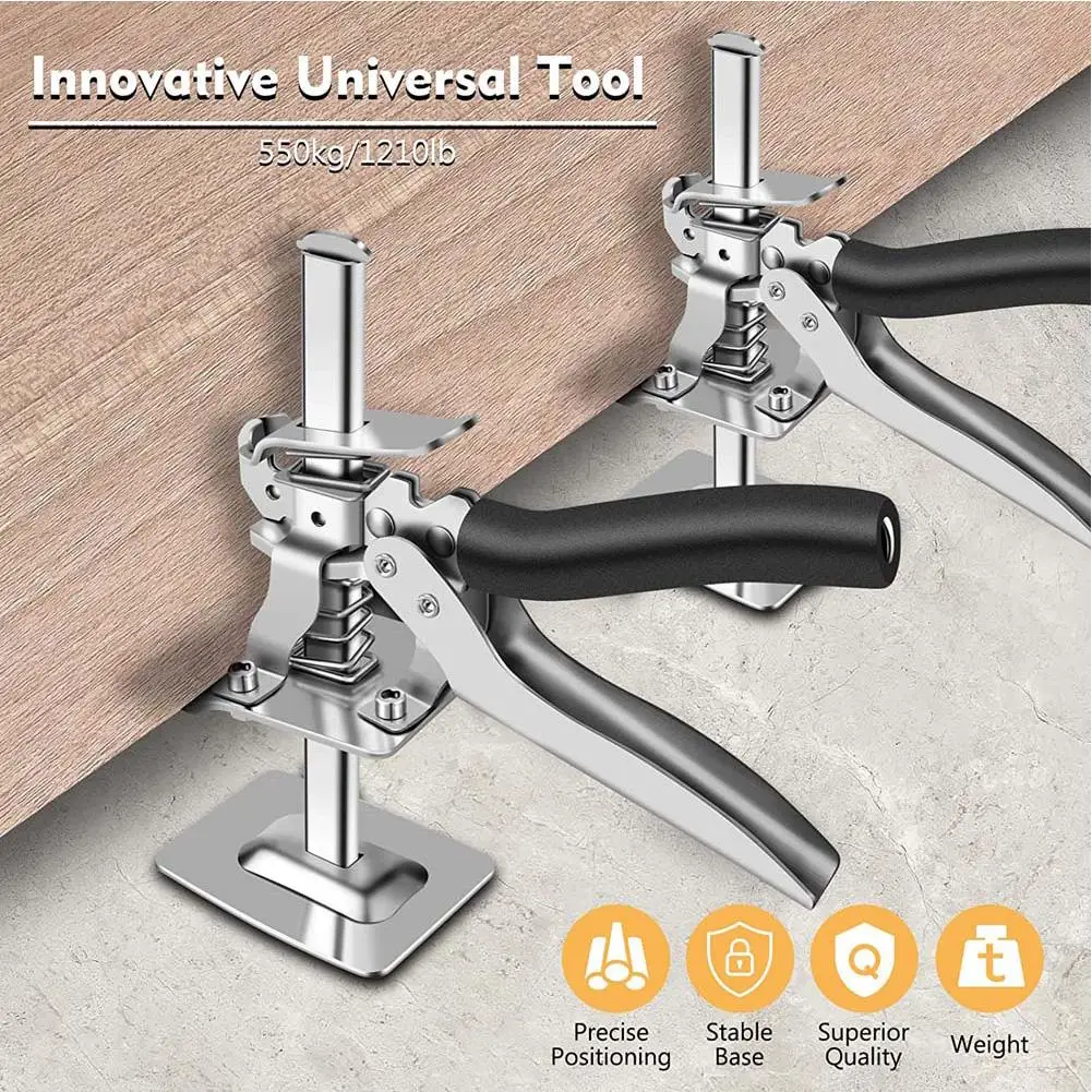 Hand Lifting Tool Labor-saving Arm Jack Door Panel Plasterboard Lifting Cabinet Board Lifter Tiles Height Adjuster