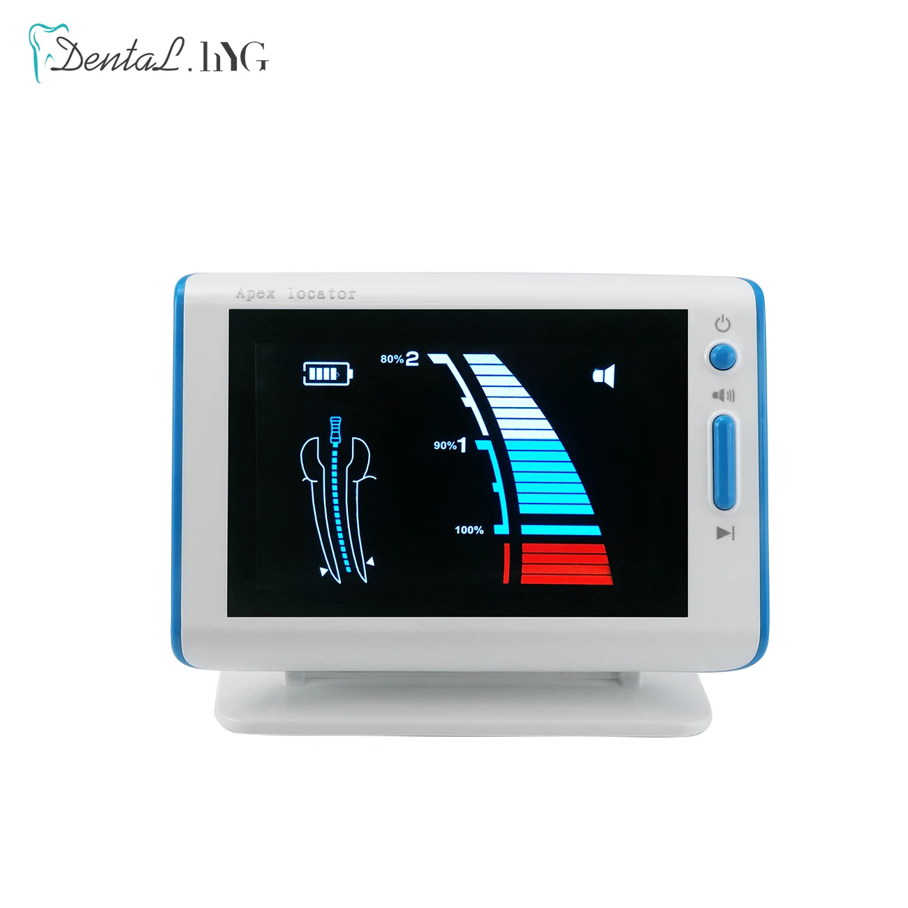 Dental Apex Locator Endodontic Apical Locator Endo Dentistry Equipment LCD Screen Dentist Root Canal Length Measuring Instrument