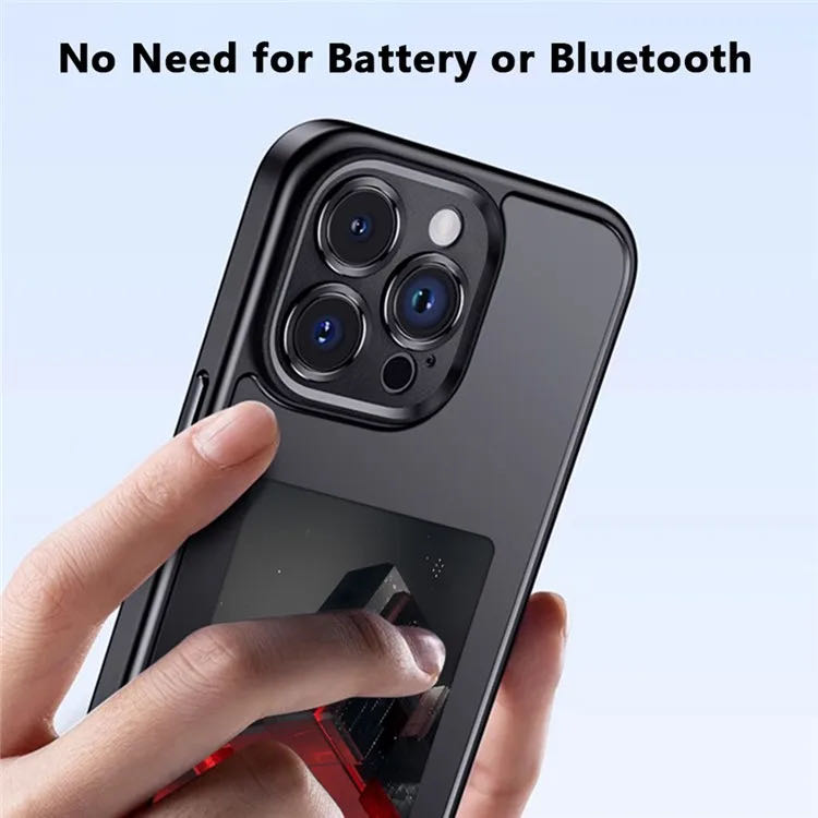 Ink Phone Smart NFC Refesh for iPhone 15 14 13 Pro Max High-end DIY Eink Back Display Screen Protection Battery Free Custom Case