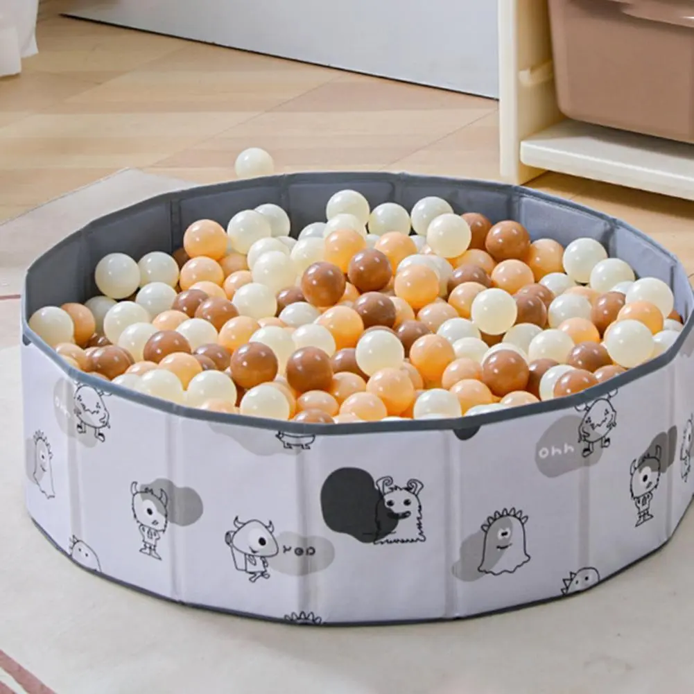 100Pcs Eco-friendly Multicolor Baby Ball Pits Ocean Ball Plastic Pool Ball Toys Kids Play Tent Filler Emotional Comfort