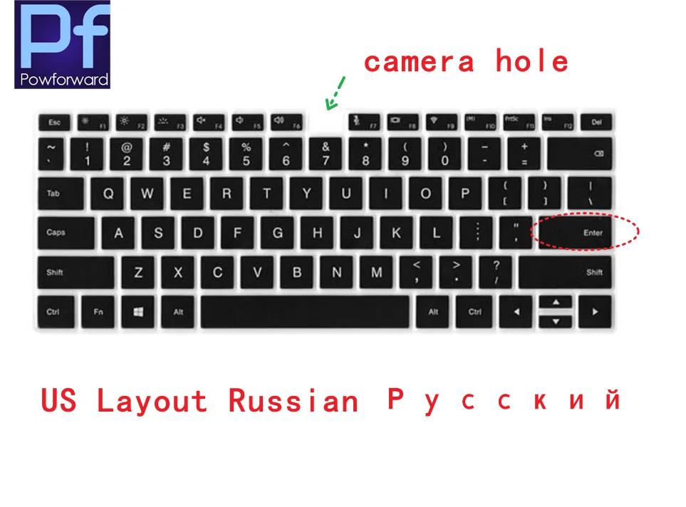 Spanish EURO Russian US Laptop 2025 Keyboard Cover Skin for Huawei Matebook X Pro 14.2 new inch 2023 2022 / Huawei MateBook 14 inch 2021