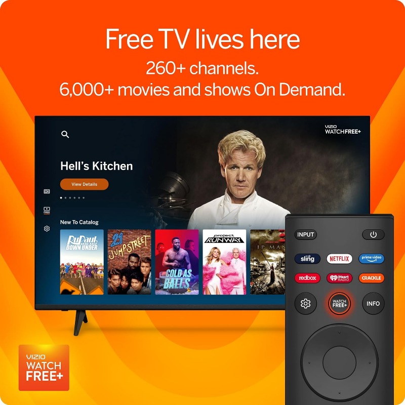 40-inch D-Series Full HD 1080p Smart TV with AMD FreeSync, Apple AirPlay and Chromecast Built-in, D40f-J09, 2022 Model