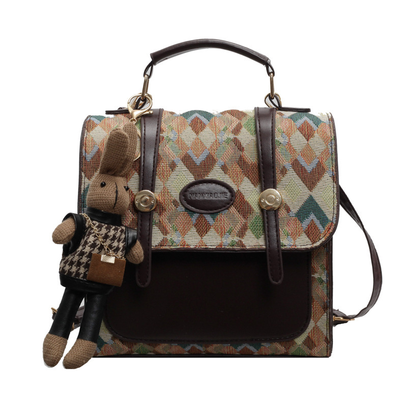 Luxury niche backpack women 2024 new crossbody bag for women, stylish and versatile single shoulder handbag #20 c0c52