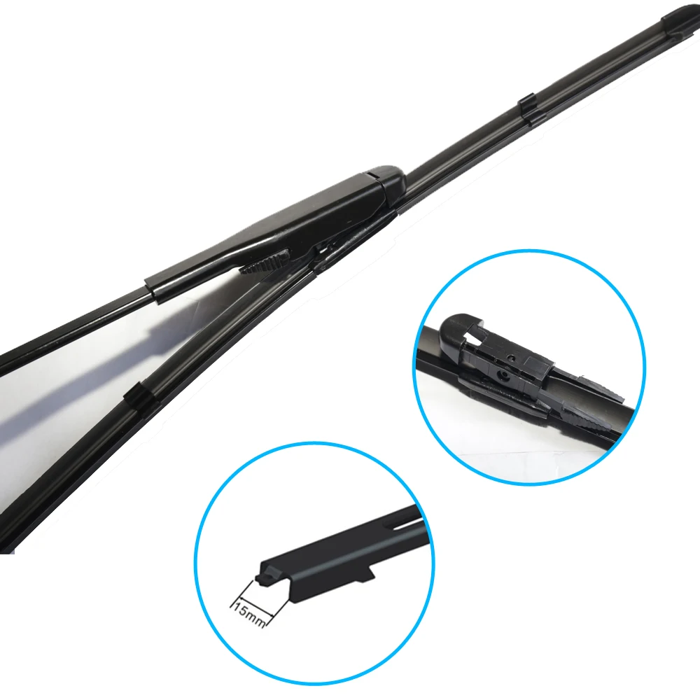 For BMW 3 Series E36 E46 E90 E91 E92 E93 F30 F31 F34 1999~2017 Front Wiper Blades Car Accessories Stickers Cleaning Windshield