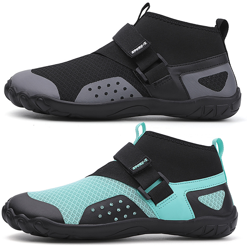 Unisex Swimming Water High Top Barefoot Beach Aqua Shoes Outdoor Sport Hiking Wading Sneakers Fiess Diving Surf Sandals 73a66