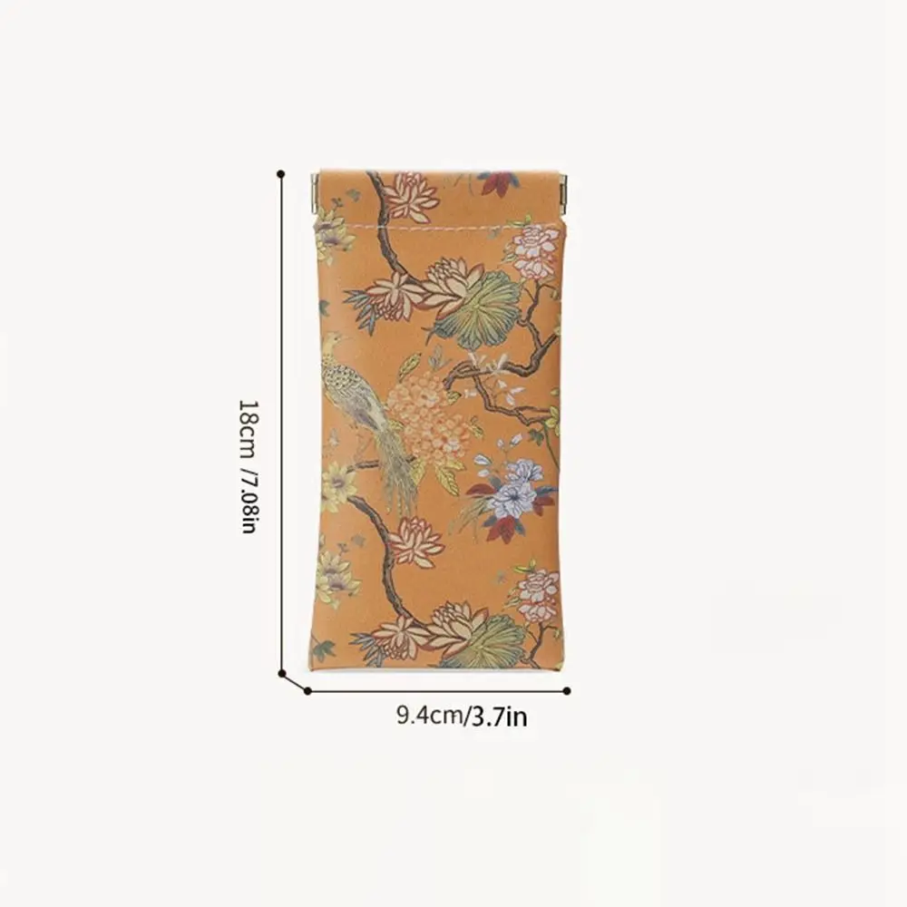 e a Holder Jewelry Bag Eye Glasses Flower Oil Painting Eyewear Protector Case Sunglasses Pouch wear