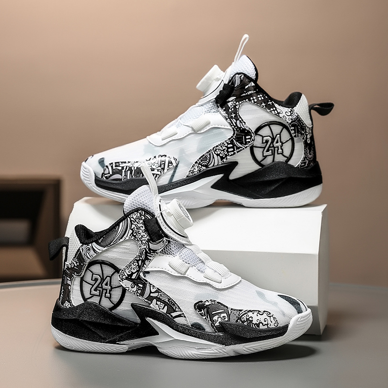 New Boys Brand Basketball Shoes for Kids Sneakers Thick Sole Non-slip Children Sports Shoes Child Boy Girl Shoes Basket Enfant