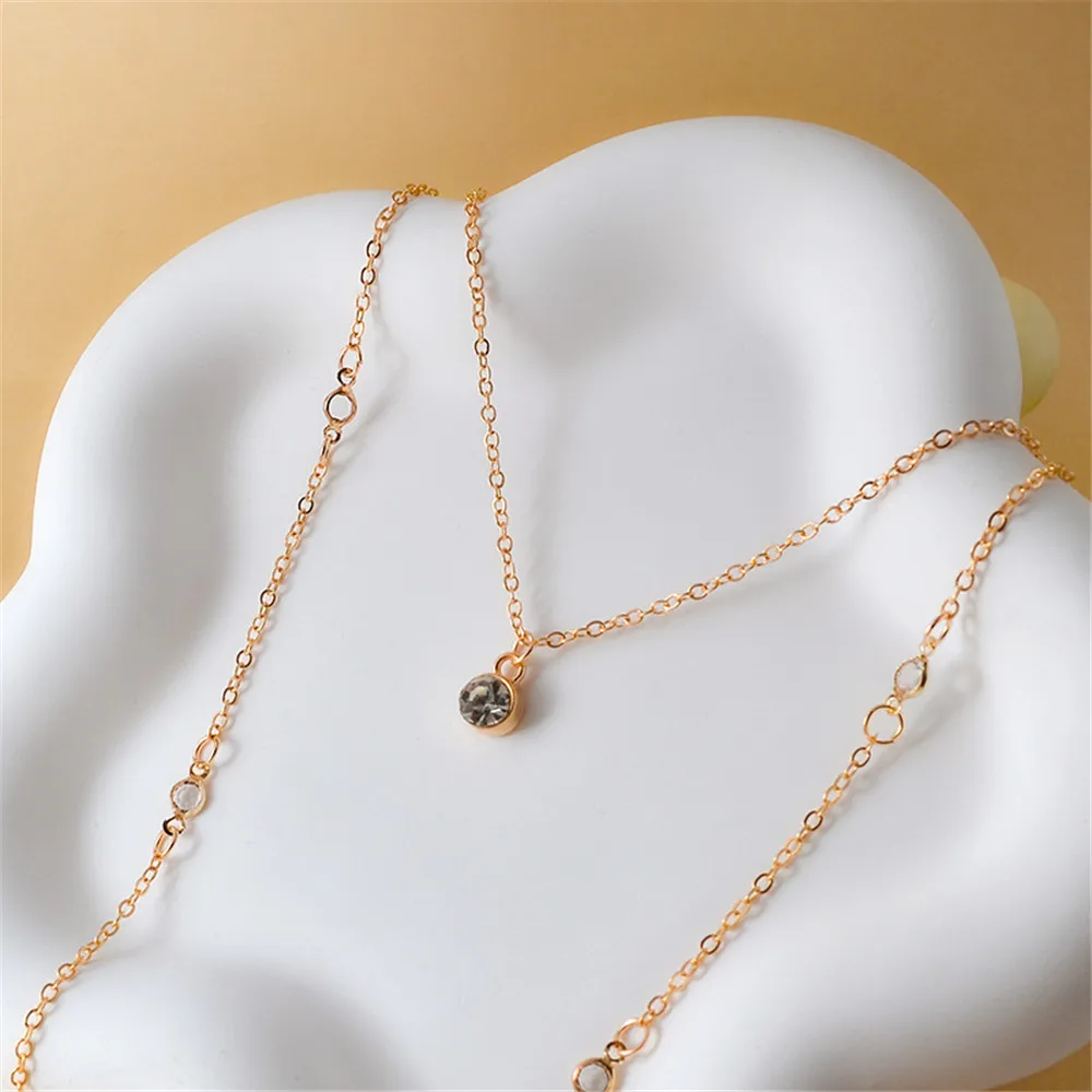 Crystal Choker Necklace For Women Wedding Back Long Tassel Drop Chain Sexy Back Body Chain Gold Color Rhinestone Body Jewelry