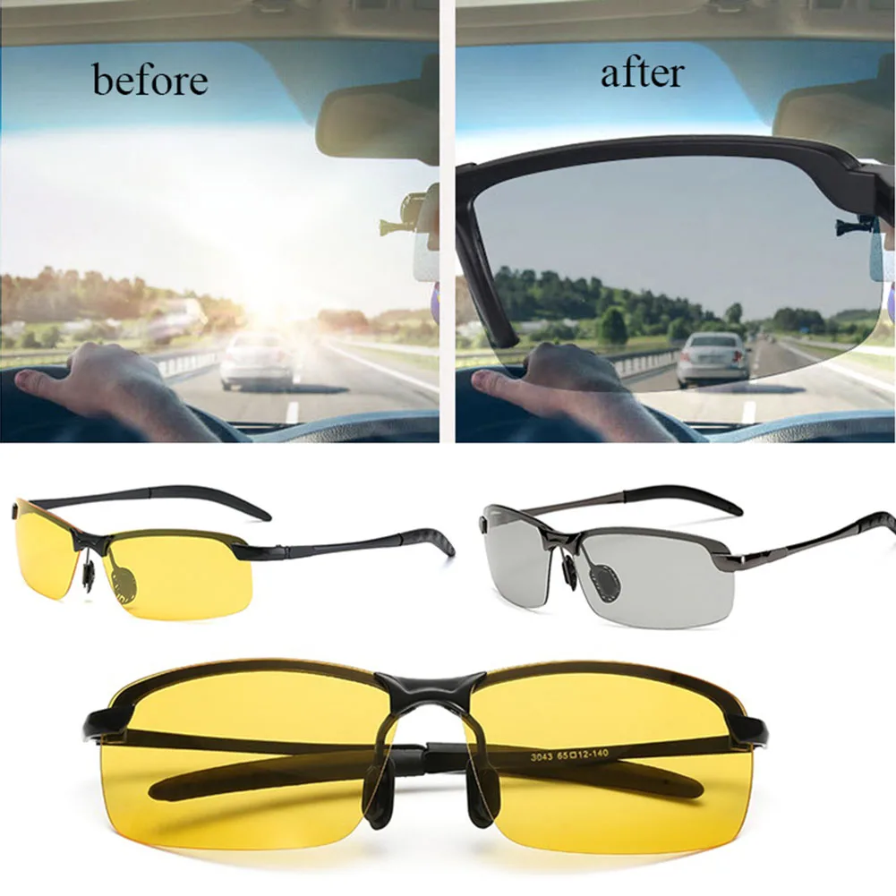 Photochromic Progressive Eyewear Sunglass for Outdoor Sports Driving Anti Glare Eyewear Ultra Light Sun Glasses