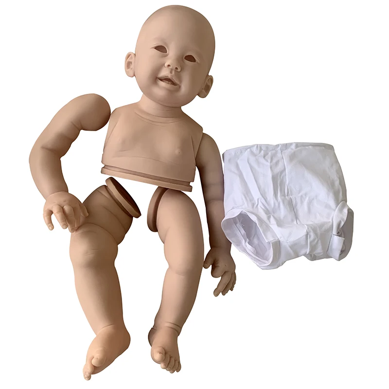 28inch Teegan Reborn Doll Kits Lifelike Reborn Girl In Fresh Color Diy Unfinished Doll Parts Vinyl Reborn Dolls Kit Toys