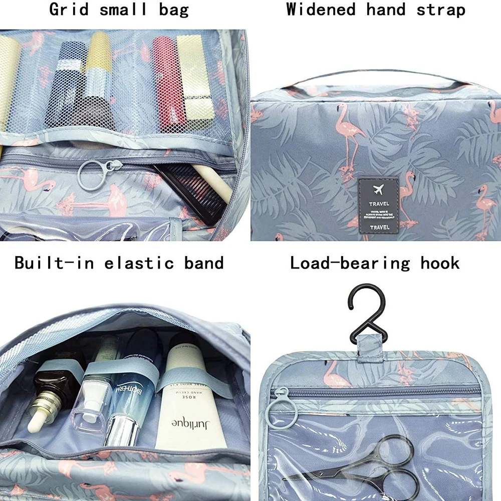 Womens bathroom hook waterproof toilet bag mens travel washing daily necessities organizer womens makeup bag storage box cosmetics bag 241031