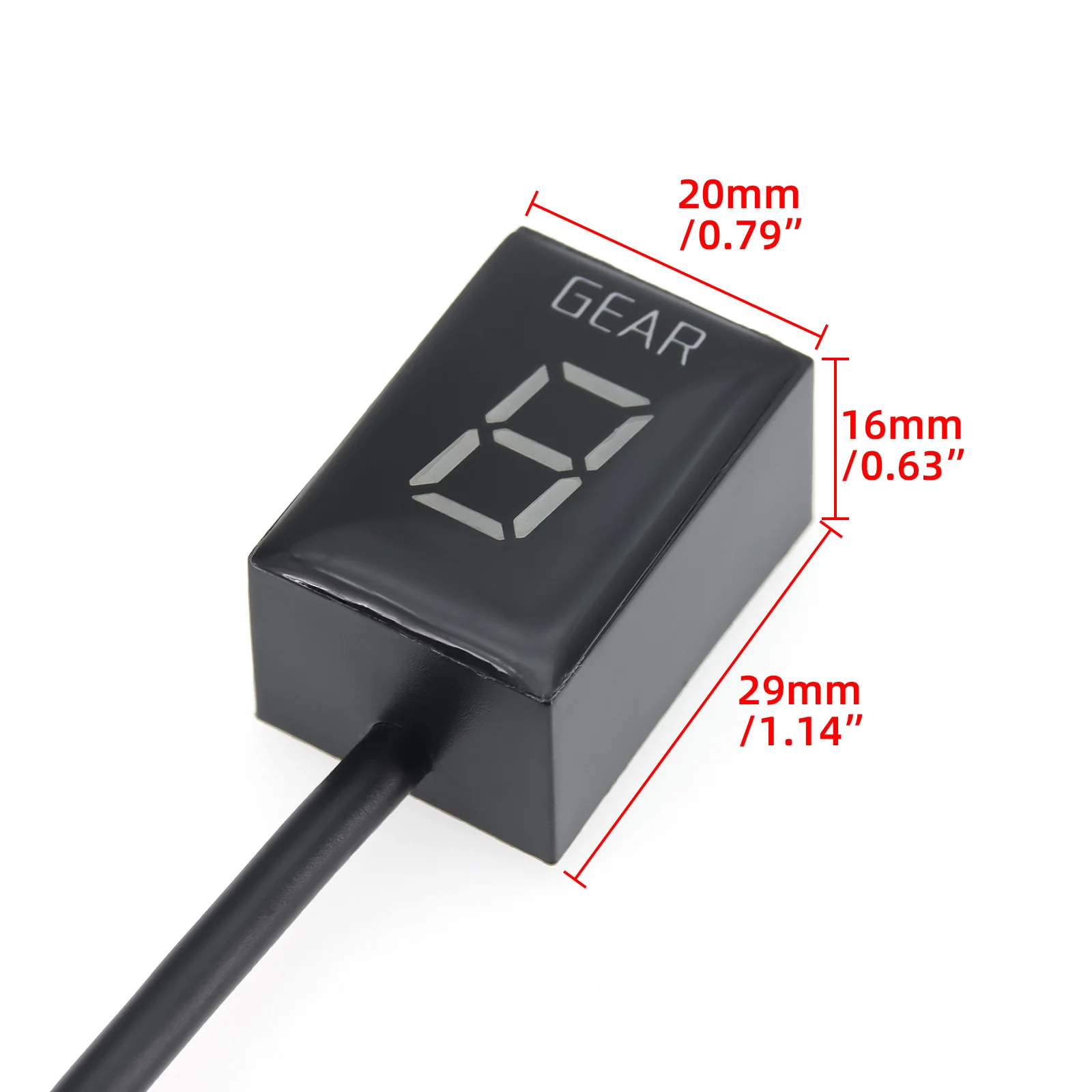 Motorcycle Indicator For YAMAHA YZF-R6 R1 TDM900 XJ6 FZ6 FZS1000 Fazer Gear Ecu Direct Mount 6 Level Display