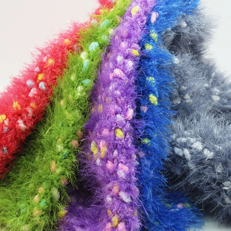 50G/ball Long Plush Crochet Yarn Soft Baby Chunky Mink Thick Hand Knitting Thread Velvet Milk Yarn For Sweater Blanket Hat