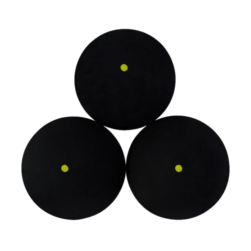 1PC Professional Rubber Squash Ball for Racket Red Dot Blue Bot Yellow Fast Speed Beginner or Training