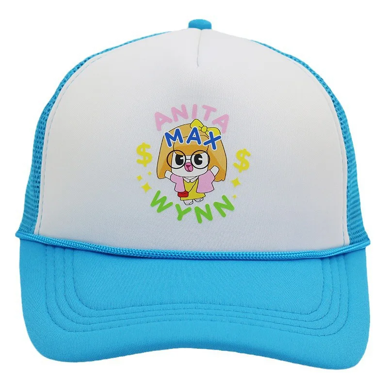 Anita Max Wynn Foam Trucker Hat Mesh Snapback Caps Adjustable Soft Trendy Cute Sun Beach Fisherman Cap Unisex Summer Cap