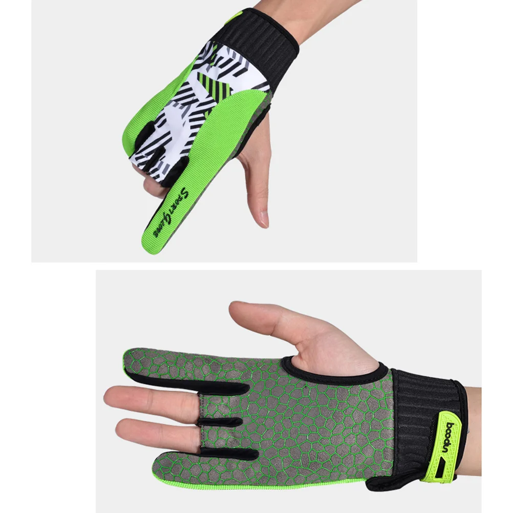of Silicone Bowling Gloves Professional Anti-slip Elastic Breathable Sports Gloves