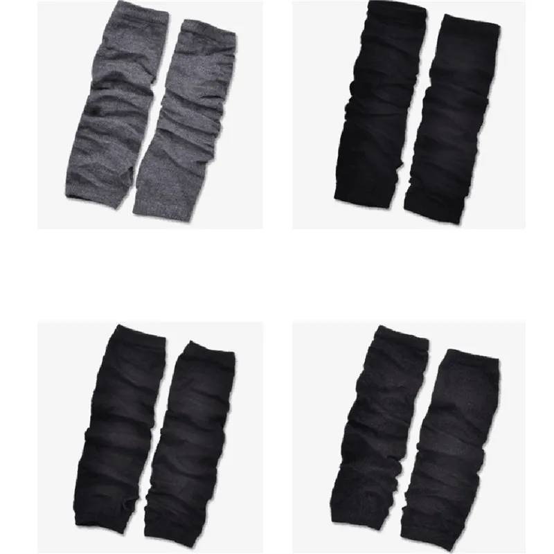 Fall & Winter Cashmere Warm Sleeves Solid Soft Gloves Thickened Cold-proof Oversleeve Man Women Fashion Fingerless Arm Warmers