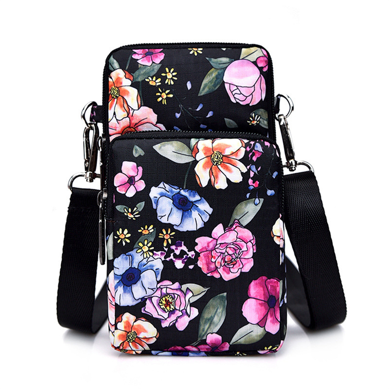 Phone Bag Women Mini Shoulder Messenger Wrist Coin Purse Leisure Shoulder Bags Versatile Satchel Multi Card Position Card Bags