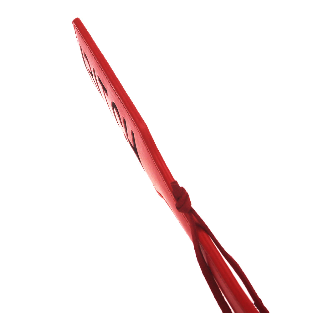 Candiway PU Leather Double Letters Spank Paddle - Perfect Fetish BDSM Toy for Submissive Slave Roleplay Adult Erotic Games with