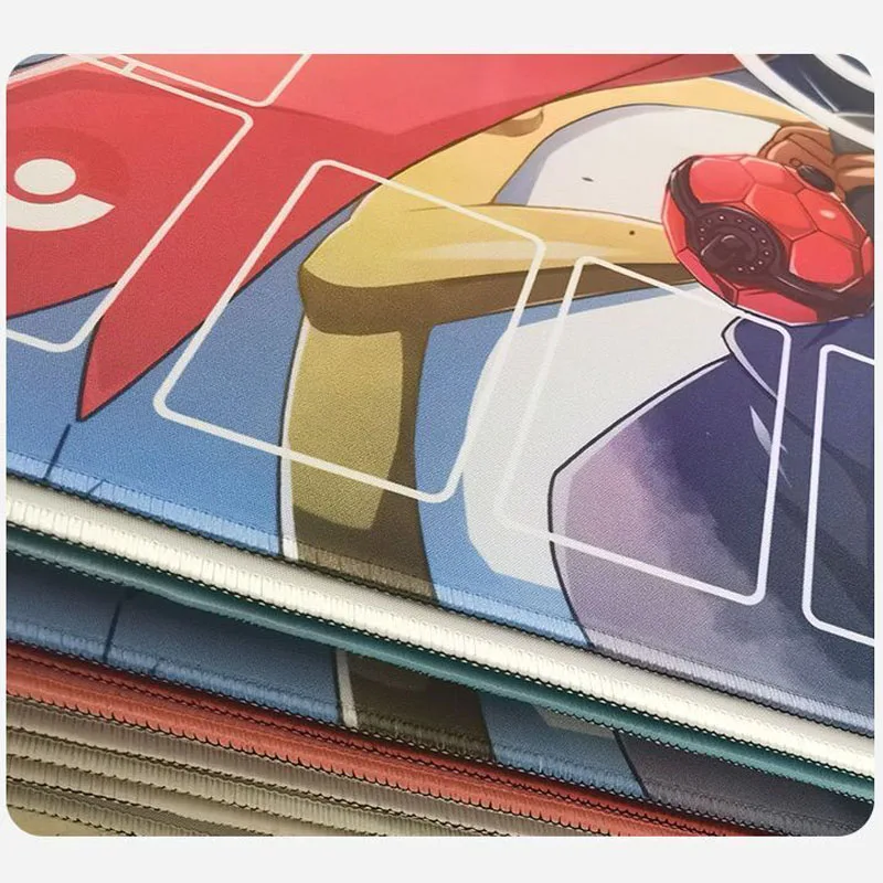 60x60CM Yugioh OCG TCG Trading Cards Playmat Yu-Gi-Oh! Noh-P.U.N.K. Ogre Dance Waterproof Two-Player Battle Table Games Mat Pad