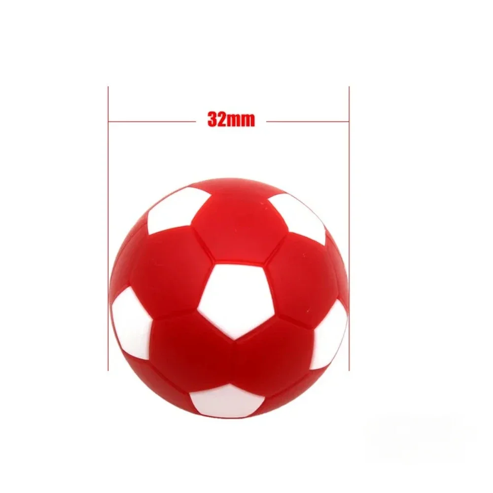 Hot 6PCS 32mm Black White Socer Ball For Entertainment Flexible Trained Relaxed Small Socer Ball Mini Table Football Balls