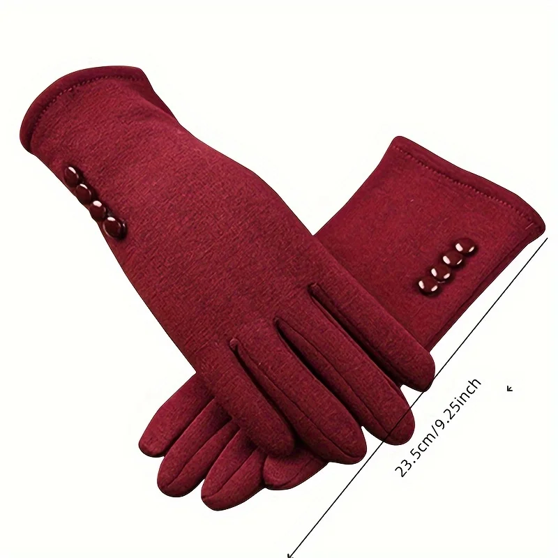 Women Touch Screen Winter Gloves Autumn Warm Gloves Wrist Mittens Driving Ski Windproof Glove