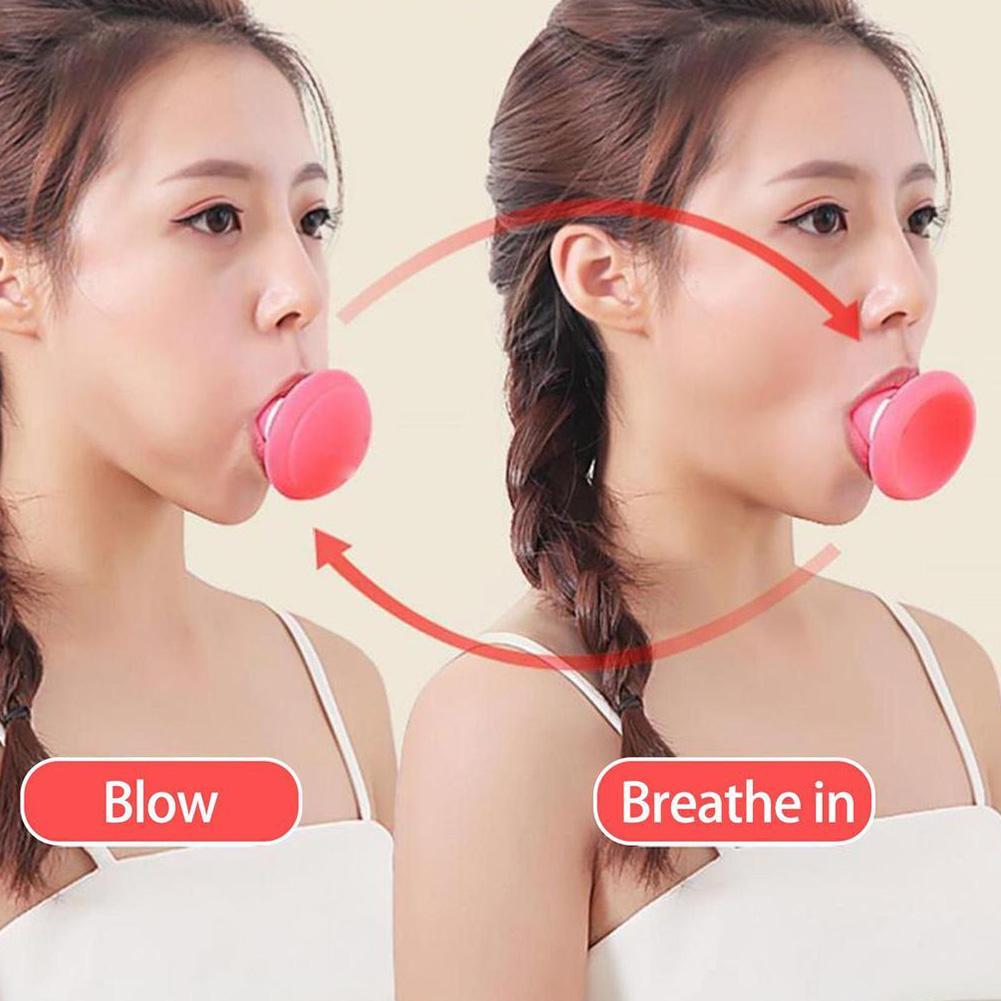 1Pc Silicone V Face Lifting Tool Mouth Exerciser Face Double Chin Slimming Facial Lifter Tighten The Facial Lines Skin Care Tool