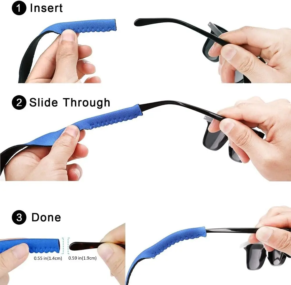 Floating Sunglasses Straps Eyewear Retainer Soft Eyewear Holder Neoprene Eyeglass Strap for Sports Outdoors Water Activities