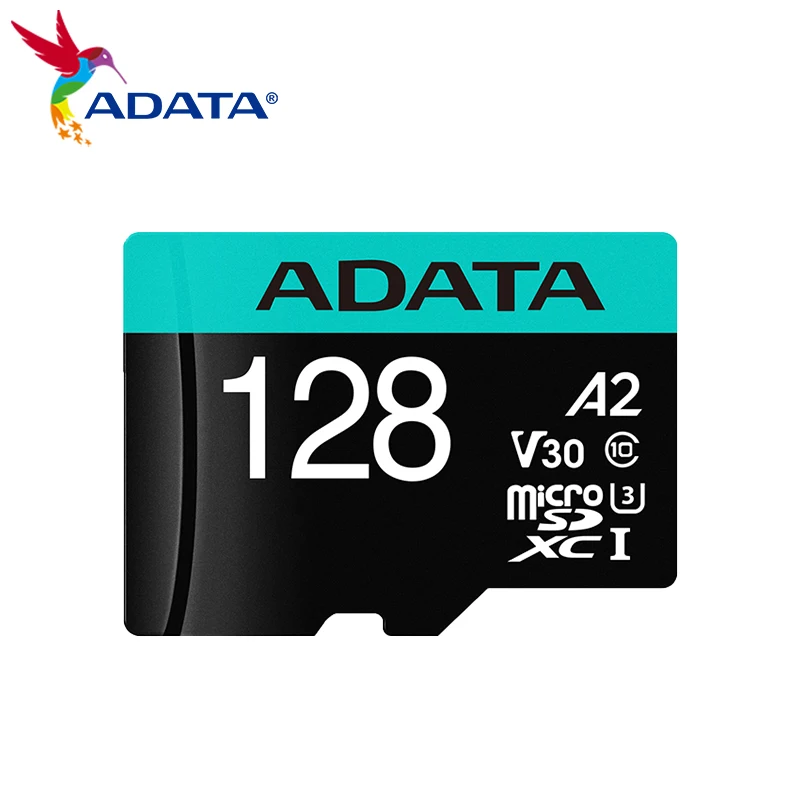 ADATA Micro SD Card 64GB Green 128GB Flash Memory Card SD 256GB U3 4K V30 A2 Microsd 512GB TF Cards for PC Phone and Other