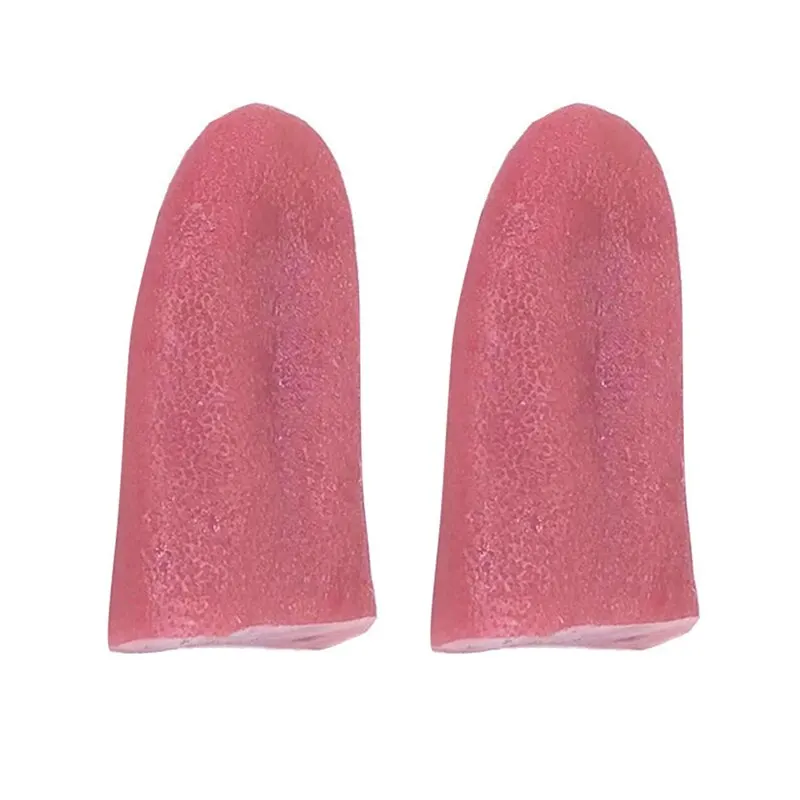 2 Pcs Tongue Fake Prank Proptoys Propstrick Horrific Realistic Party Tricks Siliconescary False Artificial Model Pranks Cosplay