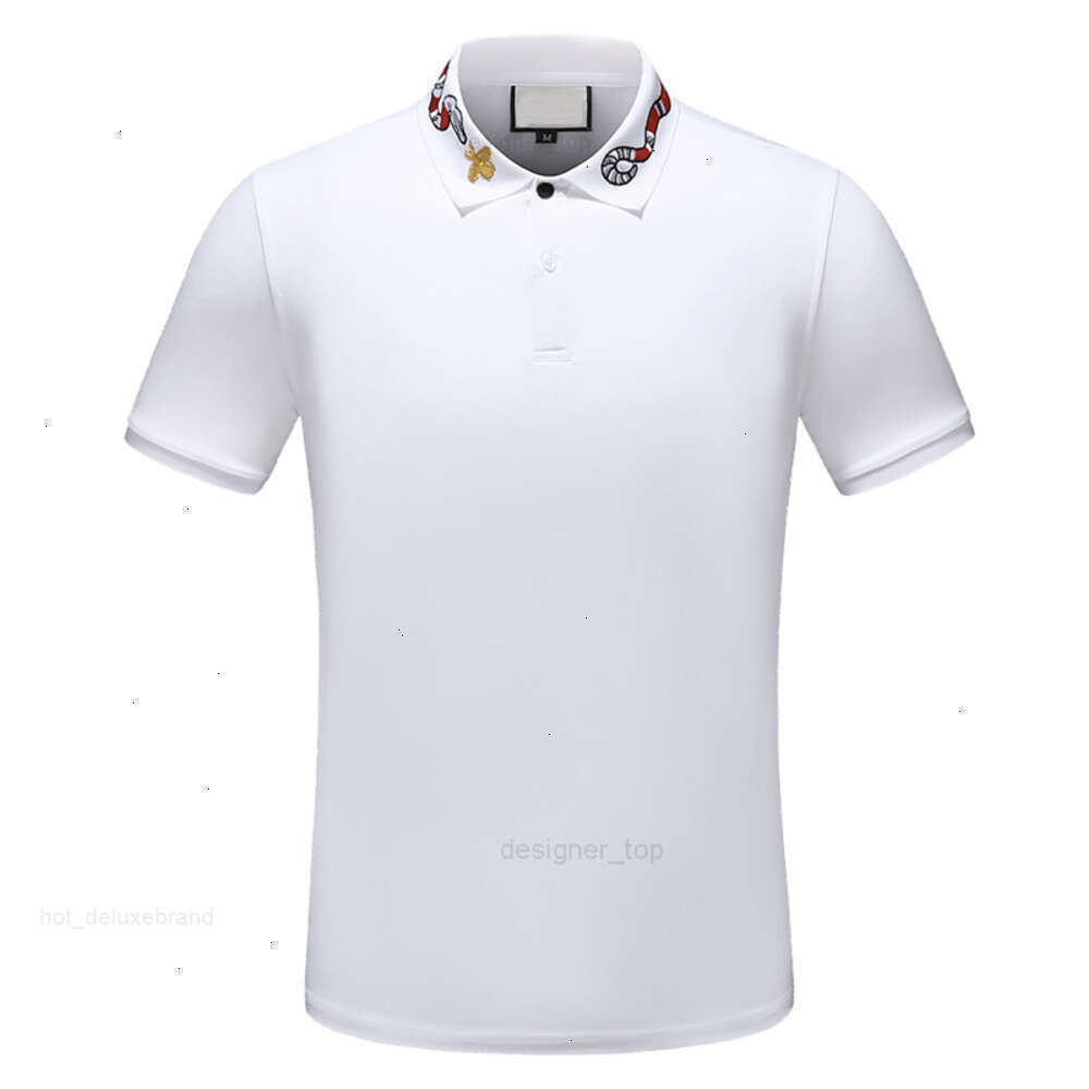 2023 designer stripe polo shirt t gucchi gg guccir guccic gucciliness shirts snake polos bee floral embroidery mens High street fashion horse Tshirt A7IQ V5OR VG DYP0