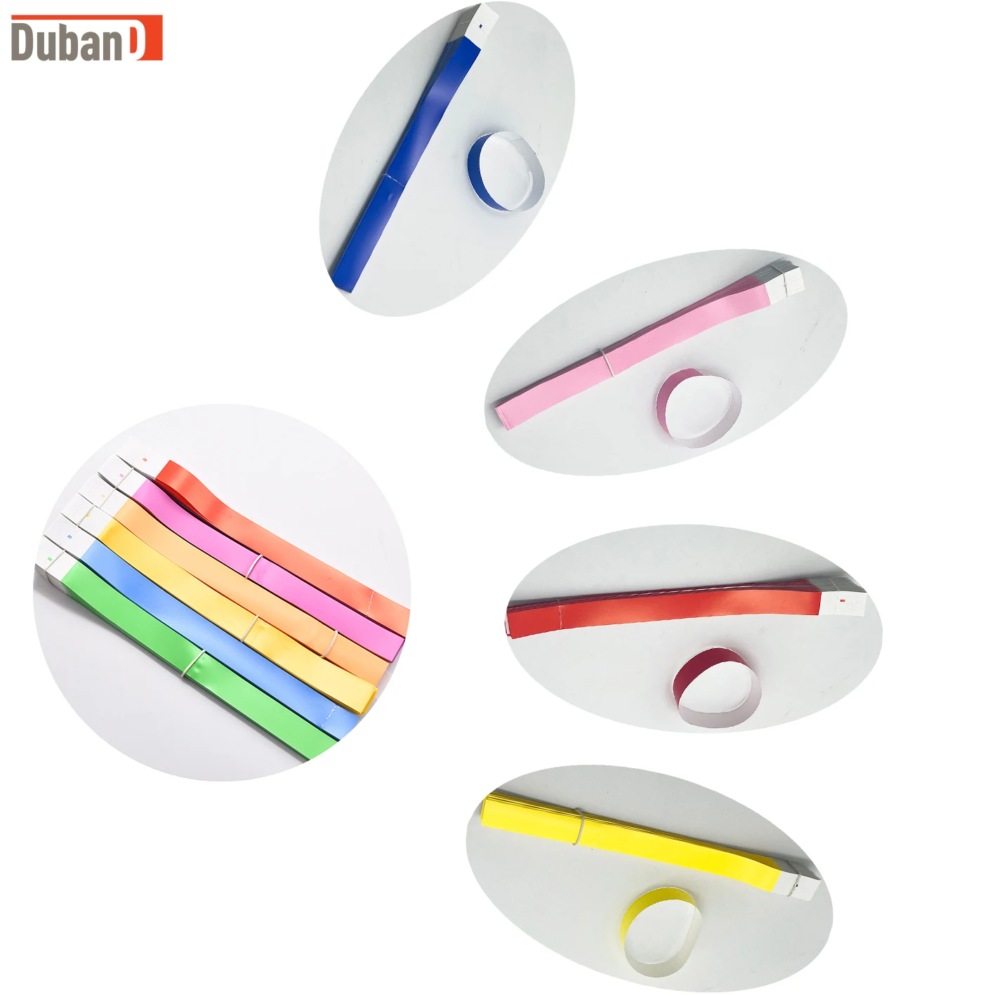 1000 piezas Active Wristband Bracelet , Waterproof Sticker, Disposable Tyvek Synthetic Paper Label, Wrist Hand