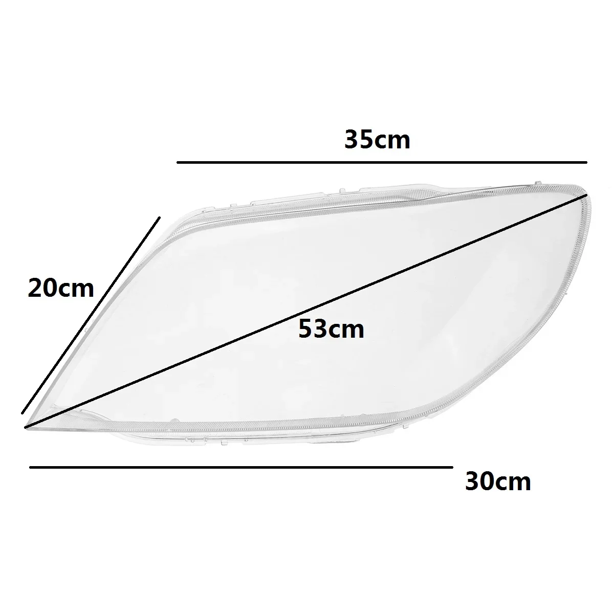 Car Front Headlamps Headlight Cover Lens For Mitsubishi Outlander 2004 2005 2006 Clear Shell Transparent Lampshade Shell Cover