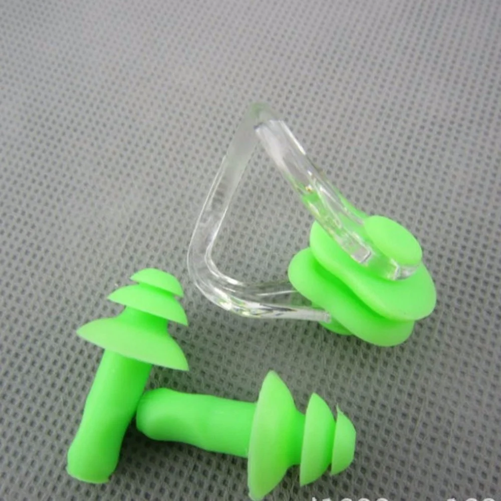 1/2/5 sets Silicone Nasal Splint Waterproof Earplug Pool Piscinas Accessories diving Swimming Multi snorkel mask surf boat