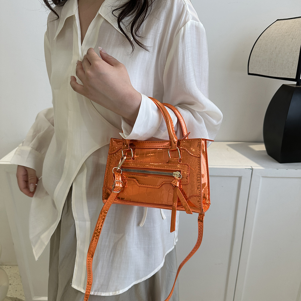 Laser Silver Chic Women Purse Mini Cute Small Crossbody Shoulder Bags Leather Fashion Handbags Luxury Designer Vintage Tote Bags
