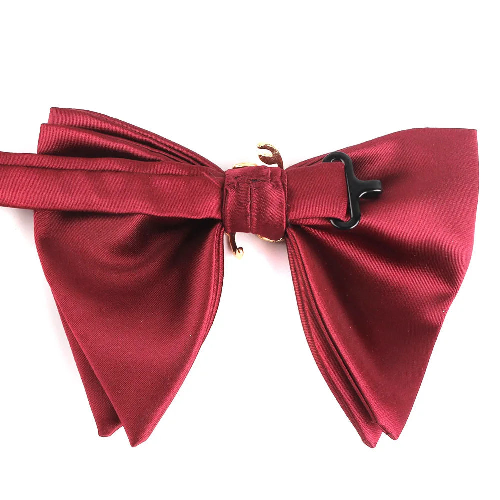 New Wedding Bowtie Casual Solid Bow tie For Men Women Adult Bow Ties Cravats Male Over Size Bow knot For Party Black Men Bowties