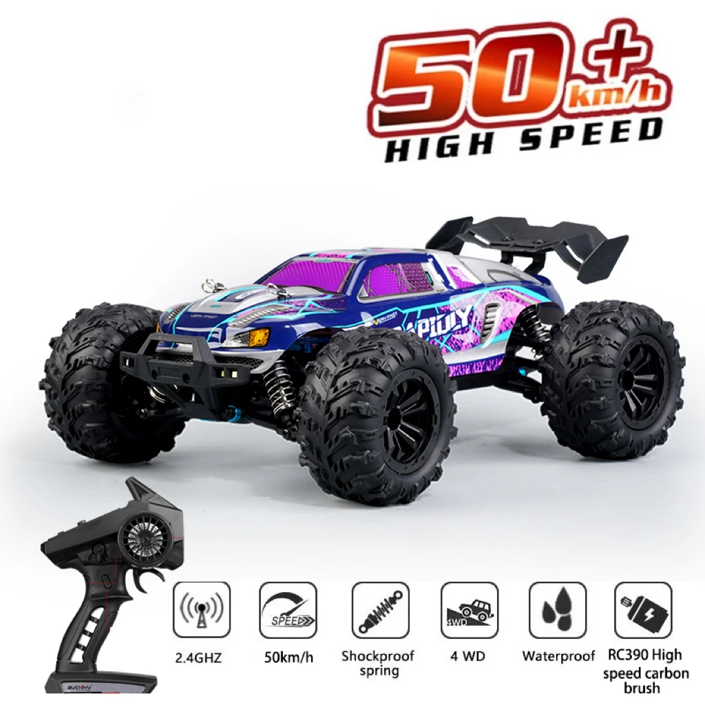 1/16 RC Car Off Road 4WD 50km/h 2.4G Electric High Speed Rock Crawler Drift Truck Remote Control Cars Toys for Adults Boys