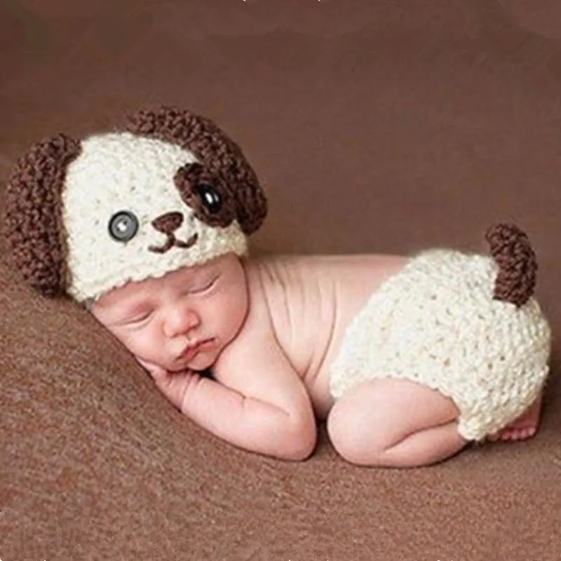 Styles Infant Photo Shoot Clothes Cute Animal Crochet Knit Costume Accessories Newborn Photography Props 5