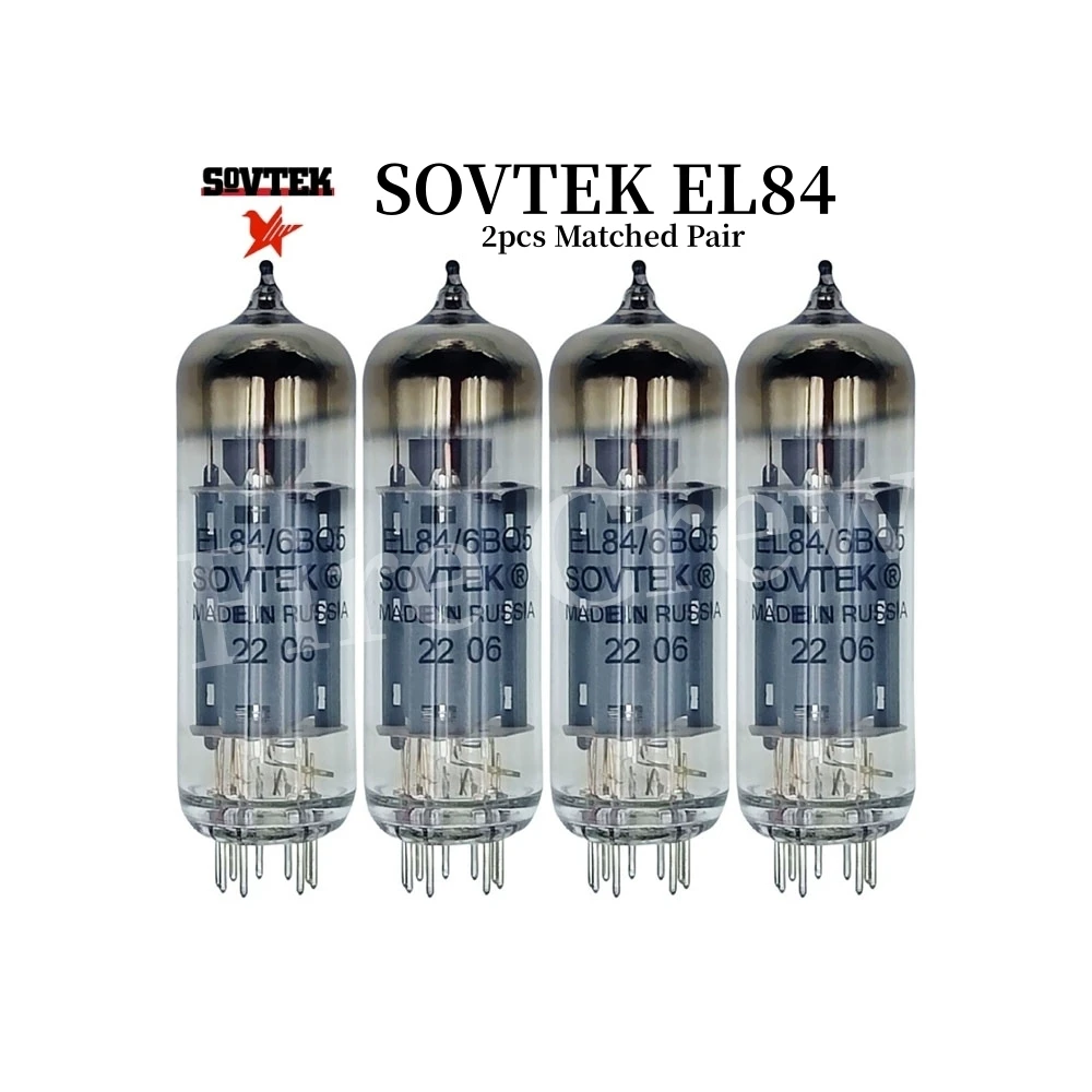 Fire Crew SOVTEK EL84 6BQ5 Vacuum Tube Upgrade 6P14 N709 6N14N HIFI Audio Valve Electronic Tube Amplifier Kit DIY Matched Quad