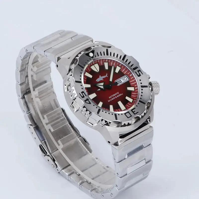 HEIMDALLR Monster V2 Frost Automatic Watch Men NH36A Men's Mechanical Sapphire Glass C3 Luminous Waterproof 200M Diving Watch
