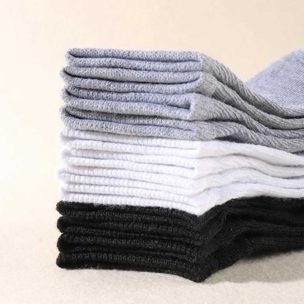 10/30 Pairs Mens Boat Are Comfortable Breathable Sweat Wicking Solid Color Mens Trendy and Versatile Business LX241102