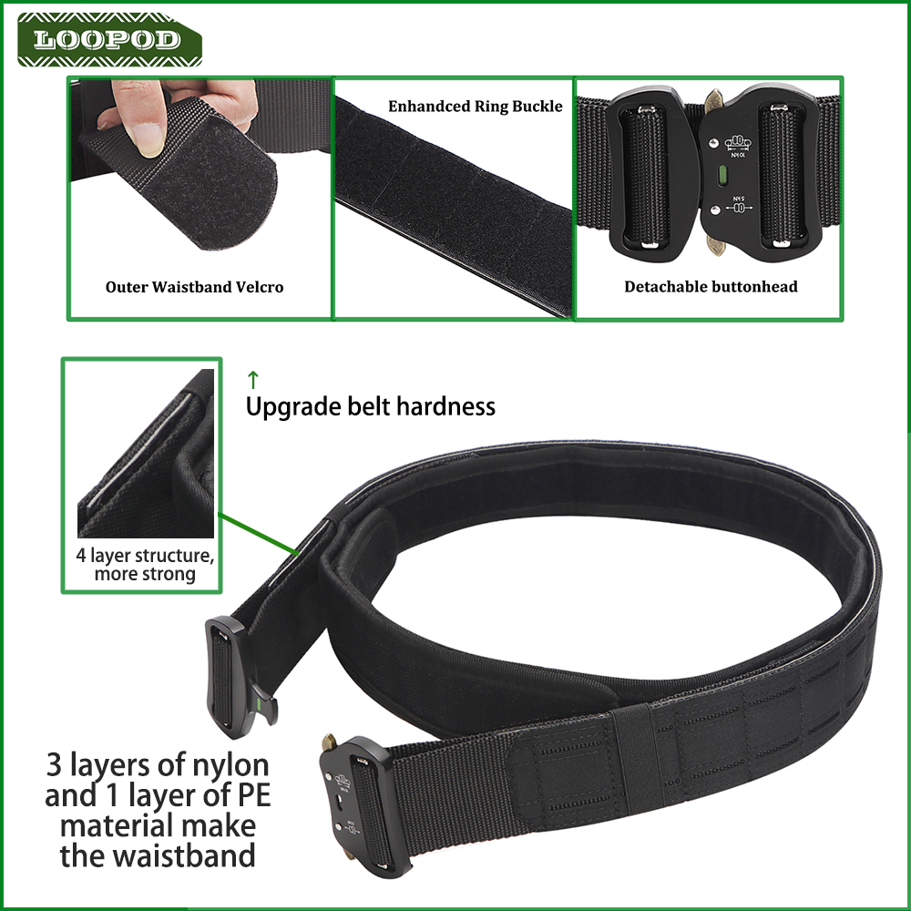 New multi-functional and fast dismantling tactical waistband, special and special waistband, thickened waistband