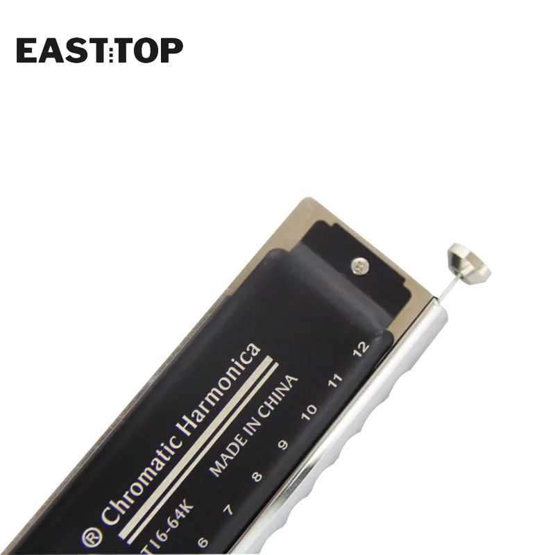 EASTTOP T16-64K 16 Holes 64 Tones Chromatic Harmonica Mouth Organ Key C Professional Chromatic Harp Musical Instruments