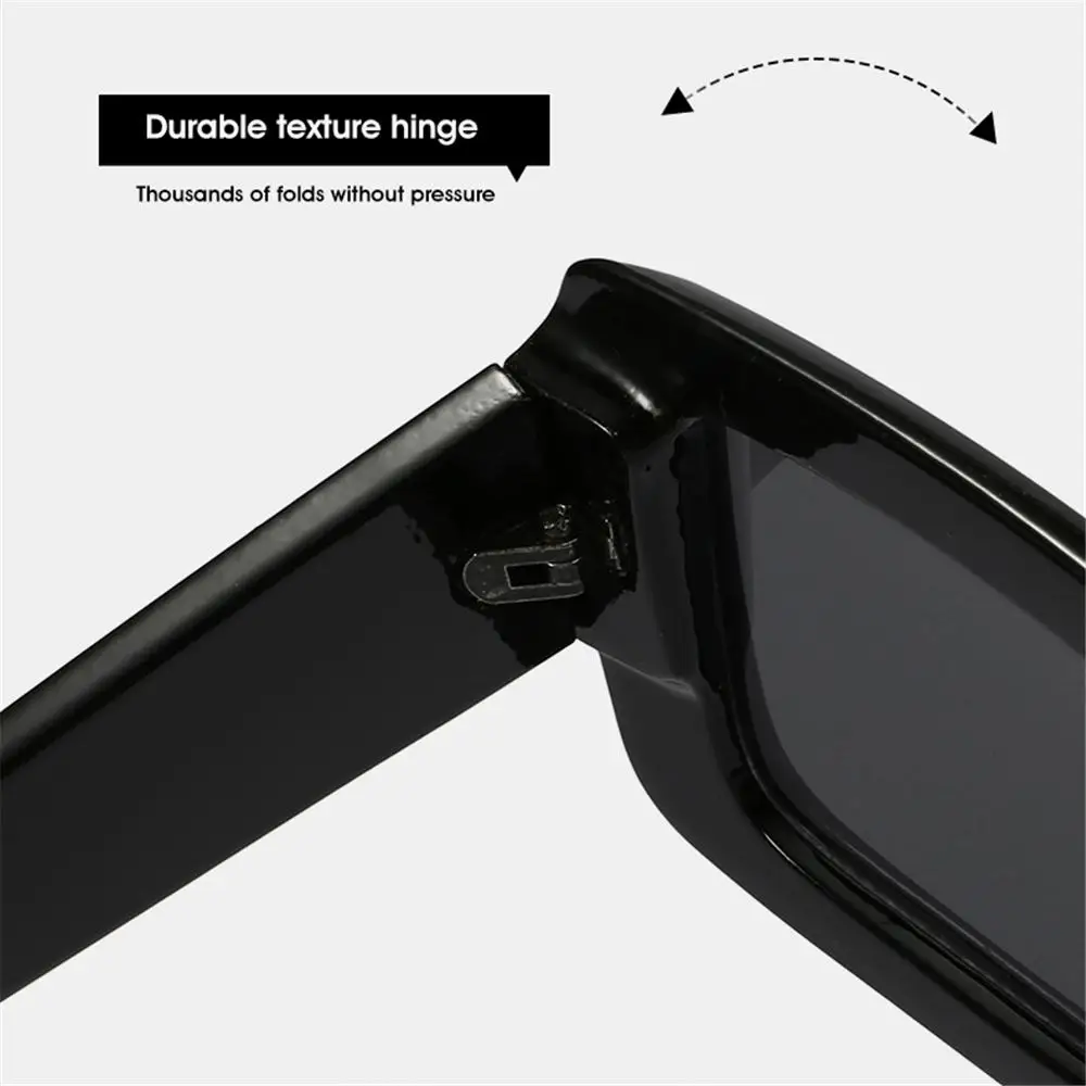 Women & Men Square Trendy Jelly Color Eyewear Purple Sun Glasses Men's Shades Small Rectangle Sunglasses